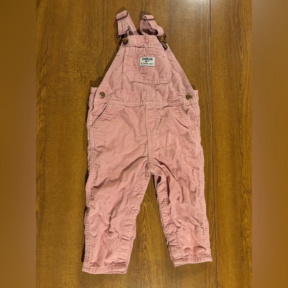 OshKosh B'gosh Light Pink Overalls